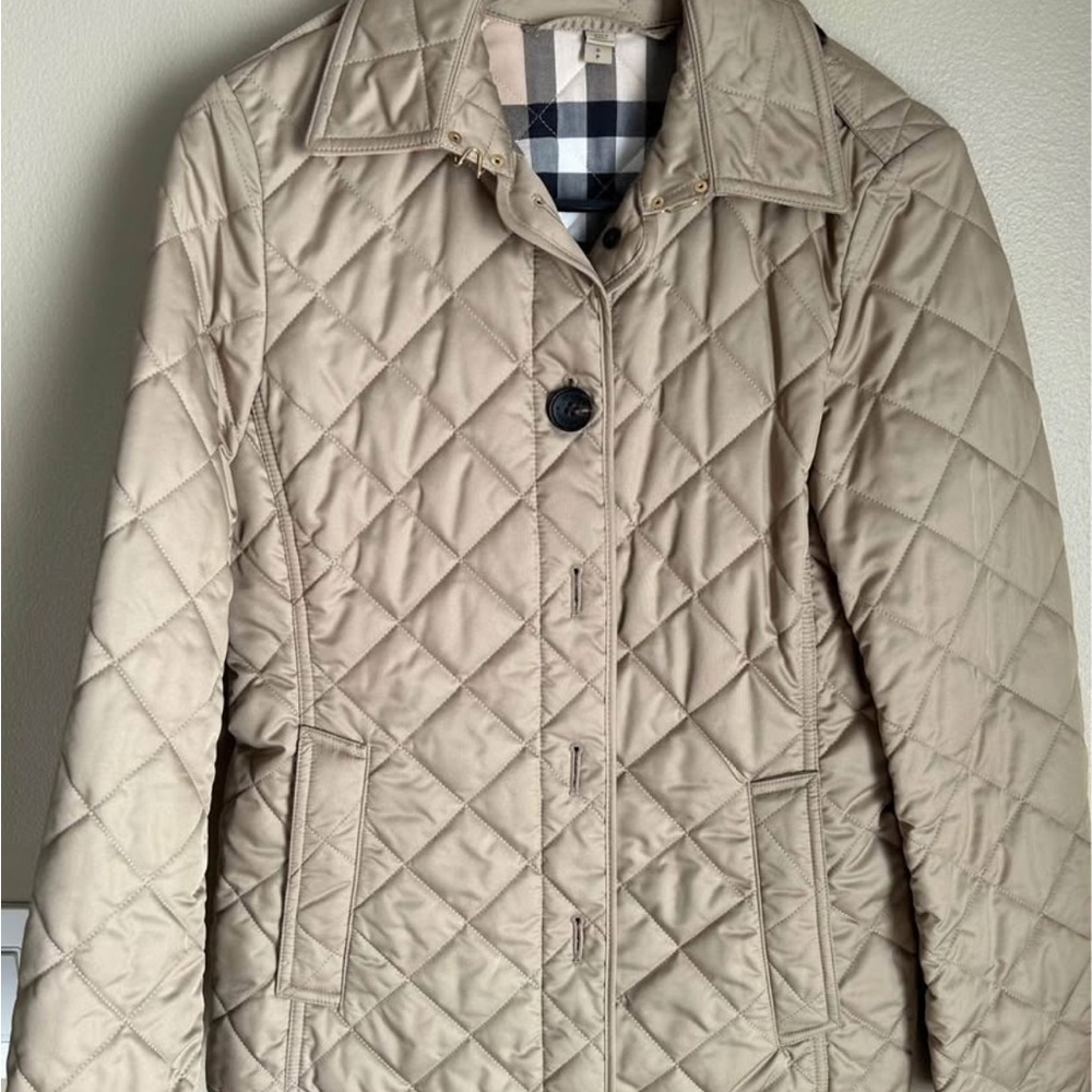 Burberry Quilted Beige Trench Coat